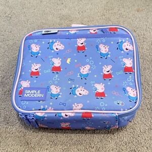 Simple Modern Peppa Pig Kids Insulated Lunch Box Purple Hadley Lunch Bag